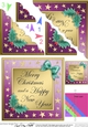 Elegant Christmas Greetings Scallop Corner side stacker Topper