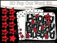 3D Happy Birthday HUSBAND Stars with Ages 30 to 100 Pop Out Word Card