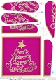 Merry Christmas Tree Fan Pyramage Topper