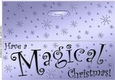 Large DL HAVE A MAGICAL CHRISTMAS Quick Cut and Fold Card