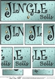 Jingle Bells Christmas DL side stacker Topper