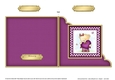 Cute Hunney Bear Rosie has a Heart Cut and Fold Corner Card