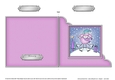 Cute Christmas Bon Bon the Poodle Quick Cut and Fold Corner Card