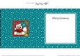 Christmas Little Hoot Owl is going Sledging matching insert square landscape