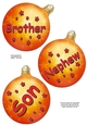 3D Christmas Bauble Decoupage Sheet