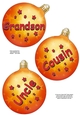 3D Christmas Bauble Decoupage Sheet