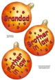 3D Christmas Bauble Decoupage Sheet