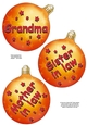 3D Christmas Bauble Decoupage Sheet