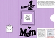 Add a Photo Number 1 Mom with easy fold frame
