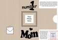 Add a Photo Number 1 Mom with easy fold frame