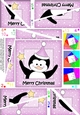Cute Christmas Penguin Twisted Spiral Side Stacker