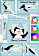 Cute Christmas Penguin Twisted Spiral Side Stacker