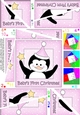 Babys First Christmas Cute Christmas Penguin Twisted Spiral Side Stacker