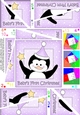 Babys First Christmas Cute Christmas Penguin Twisted Spiral Side Stacker