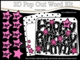 3D Happy Birthday MUMMY Stars with Ages 30 to 100 Pop Out Word Card