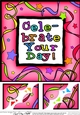 8 x 8 Celebrate Your Day! Scalloped corner Topper