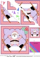 Oops Christmas Santa is Skiing Scallop Corner side stacker Topper