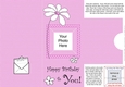 Add a Photo Daisy Birthday with easy fold frame