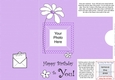 Add a Photo Daisy Birthday with easy fold frame