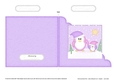 Cute Christmas Penguin Felties Cut and Fold Corner Card