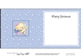 Cute Hunney Bear Rosie has a Christmas Star square landscape insert