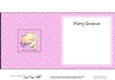 Cute Hunney Bear Rosie has a Christmas Star square landscape insert
