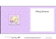 Cute Hunney Bear Rosie has a Christmas Star Babys 1st Christmas square landscape insert