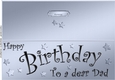Large DL Birthday Dad quick Cut and Fold Card