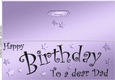 Large DL Birthday Dad quick Cut and Fold Card