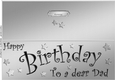 Large DL Birthday Dad quick Cut and Fold Card