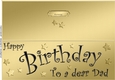 Large DL Birthday Dad quick Cut and Fold Card