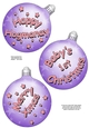 3D Christmas Bauble Decoupage Sheet