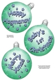 3D Christmas Bauble Decoupage Sheet