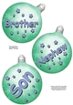 3D Christmas Bauble Decoupage Sheet