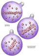 3D Christmas Bauble Decoupage Sheet