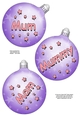 3D Christmas Bauble Decoupage Sheet