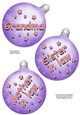 3D Christmas Bauble Decoupage Sheet