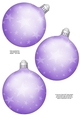 3D Christmas Bauble Decoupage Sheet