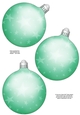 3D Christmas Bauble Decoupage Sheet