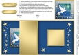 Christmas Dove NO-Hole Fold Back Card