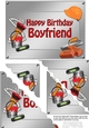 5x7 Handyman Tools Happy Birthday BOYFRIEND Scallop Corner