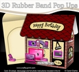 3D Shoppe Pop Up Rubber Band Card Kit - The Little Gadgets & Gizmos Shop