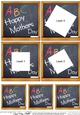Mothers Day Blackboard Twisted Tunnel Topper