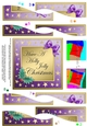 Elegant Christmas Quick Card with Wavy Spiral Side Stacker