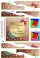 Elegant Christmas Quick Card with Wavy Spiral Side Stacker