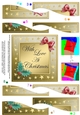 Elegant Christmas Quick Card with Wavy Spiral Side Stacker