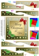 Elegant Christmas Quick Card with Wavy Spiral Side Stacker