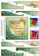 Elegant Christmas Quick Card with Wavy Spiral Side Stacker