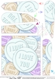 I Love You Sweet Heart Fan Pyramage Topper