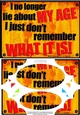 A5 Fun Novelty Senior Moment Scallop Corners & Pyramage